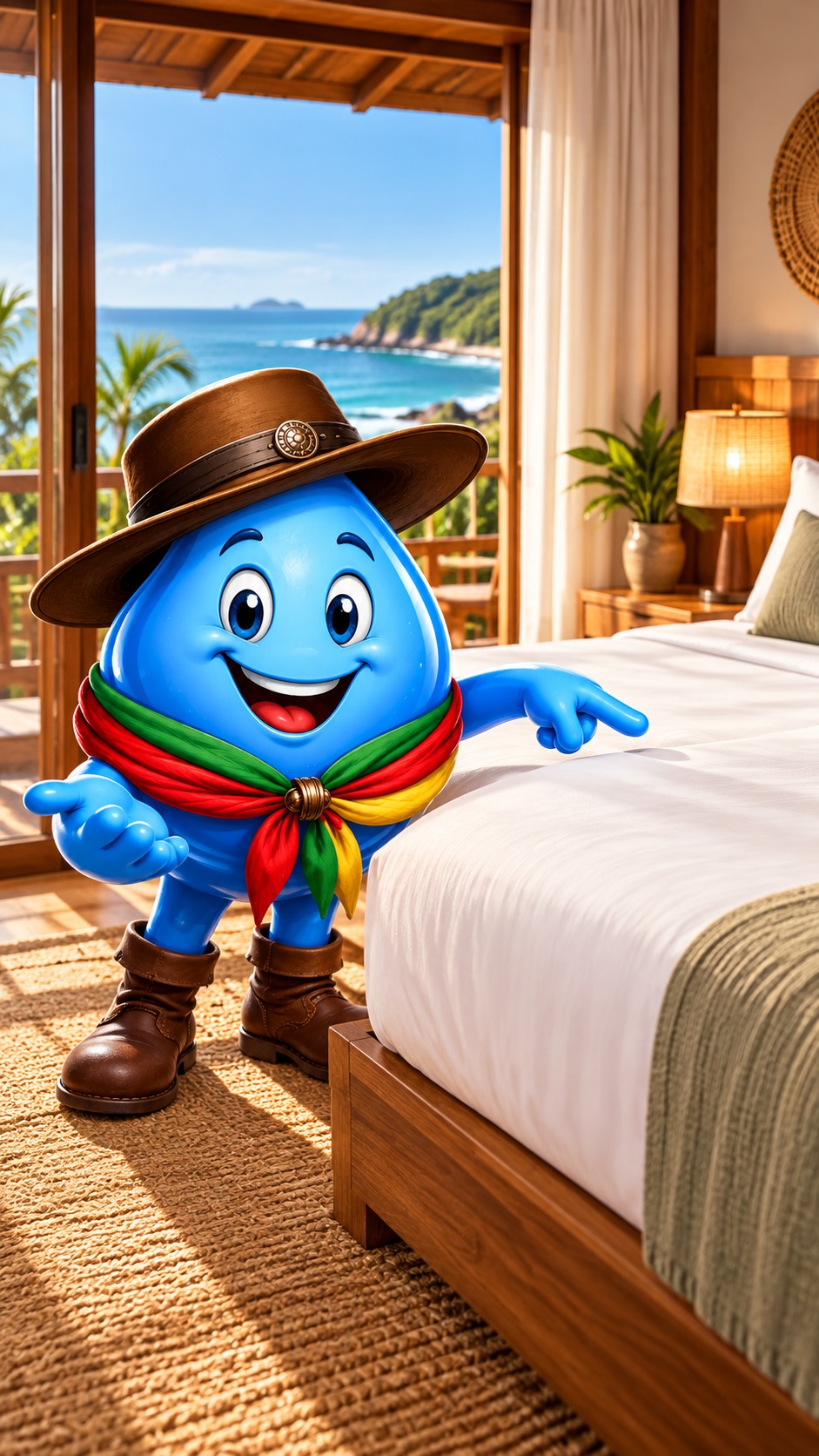 Mascote Tchê Clean